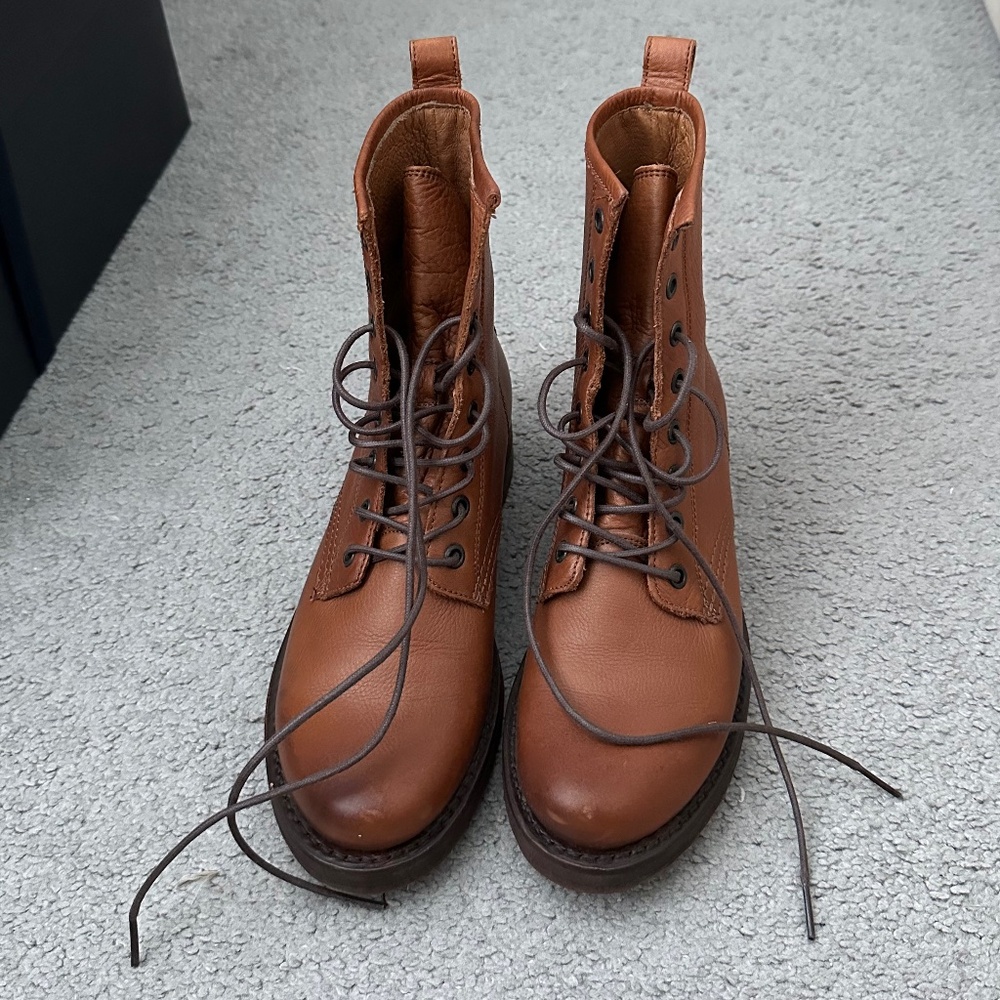 Frye Veronica Combat Boots
